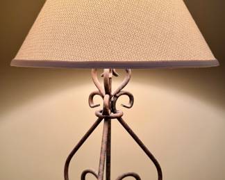 (2) Cresswell Iron Table Lamps