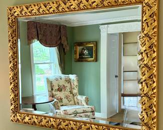 Ornate Gold Gilt Mirror