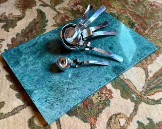 Measuring Cups & Marble Cheese Board
