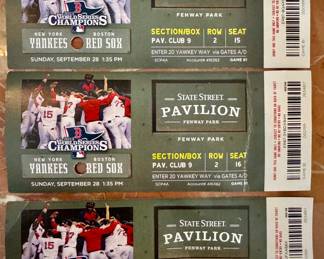 World Series Champions Game Tickets - Red Sox vs. Yankees