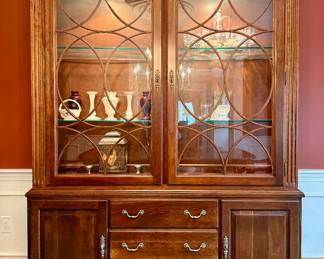 Ethan Allen Lighted Hutch
