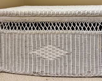 Wicker Storage Trunk