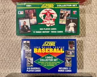New 1988 Score, 1991 Score, 1992 Score & 1993 Upper Deck Baseball Cards