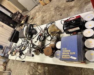 Tools in separate garage