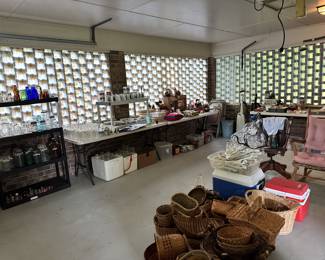 Lots of Christmas, baskets, jars and more!