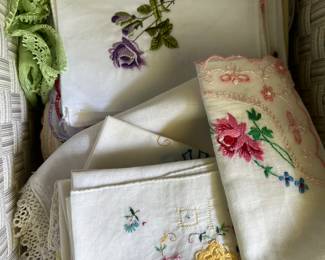 Full basket of hankies!