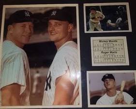 MANTLE VS MARIS STATS PHOTO