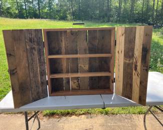 Wood cabinets