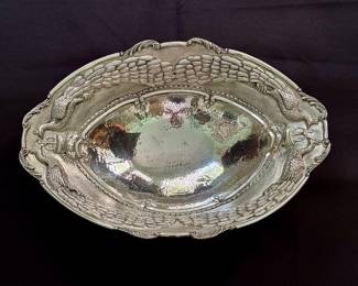 Zarras (Greece) Sterling Bowl - 14.25"Wx3.75"H