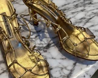 Manolo Blahnik strappy heels