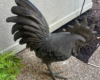 Cast Metal Rooster