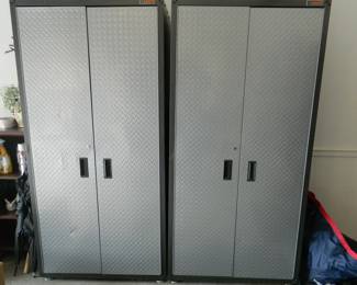 Steel garage shelving