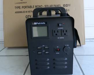 Solar-powered generator, never used