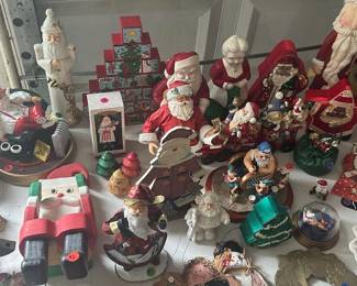 Santa figurines and more