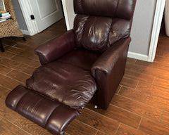 Leather La-Z-Boy recliner