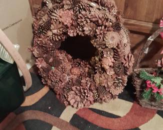 Pinecone wreaths