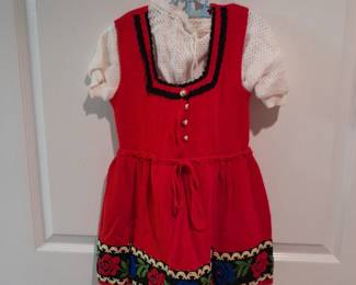 Vintage child's German dress