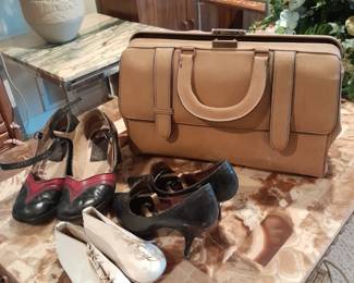 Vintage purse and shoes