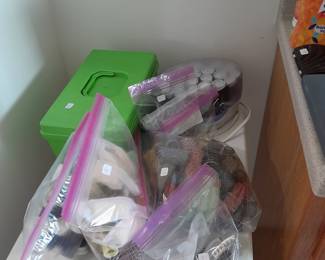 Vintage hair curlers