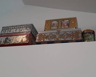 Bavarian tin box collection