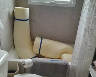 Memory foam mats for beds