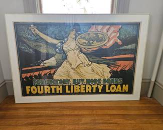 World War I Bonds Poster: "For Victory Buy More Bonds"