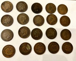 Indian Head Pennies 