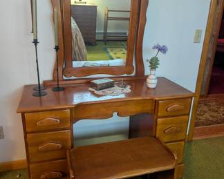 Vintage Maple Vanity