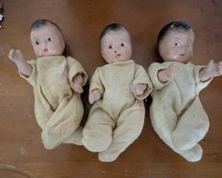Antique Composition Triplets