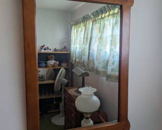 Vintage Maple Mirror