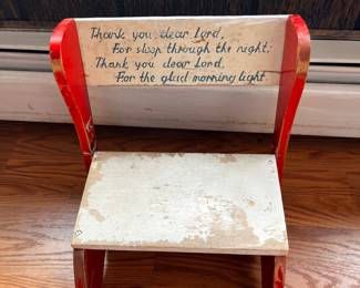 Vintage Child’s Convertible Chair