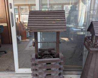 Wood Wishing Well