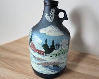 Hand painted gallon jug