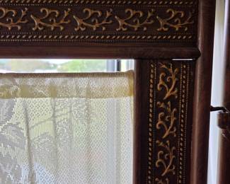 #14 Metal and Lace 3 Panel Privacy Screen 67.5x17.5-52 $45.00