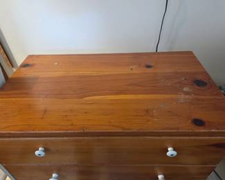 #10 Pine Dresser w/ Attached Ironing Board 27X15X34(as is finish) 59" W/ Ironing Board $35.00
