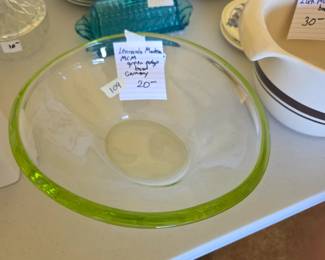 #109 Leonardo Modem MCM Green Edge Bowl Germany $20.00