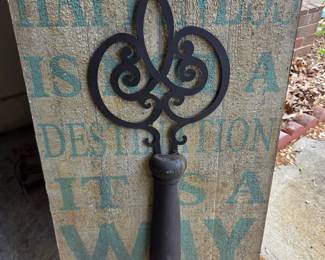 #54 Decorative Key Sign 16x30 $20.00