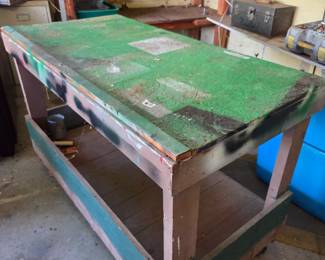 #77 Work Table on Wheels 1 Shelf 48x24x31 $45.00