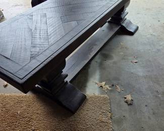 #64 Solid Wood Bench 60x17x18 $75.00