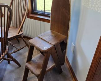 #3 Convertible Ironing Board / Stool / Steps (as is finish) 47x24 $45.00