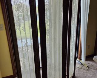 #14 Metal and Lace 3 Panel Privacy Screen 67.5x17.5-52 $45.00