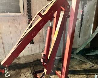 Hydraulic motor winch