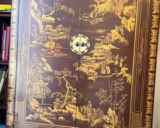 Drexler Heritage 1970s Oriental Cabinet $200 appraised for $2500 in its current condition. 