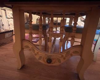 Under the table