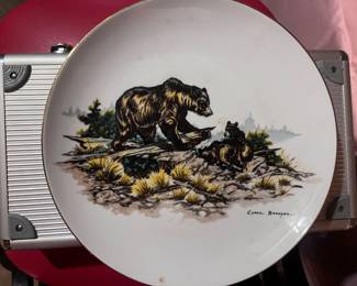 Vintage Clark Bronson Plates