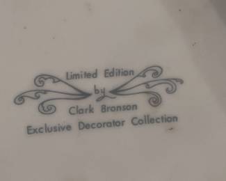 3 Limited edition Clark Bronson Plates