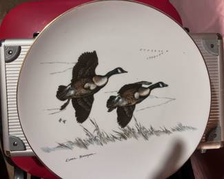 3 Limited edition Clark Bronson Plates