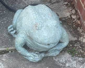 Concrete frog