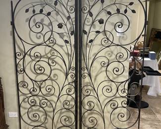 Amazing antique iron gates!