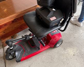 Motorized scooter. Needs new battery. Includes charging cord and basket $300 obo
